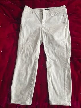 Talbots White Jegging Crop Jeans